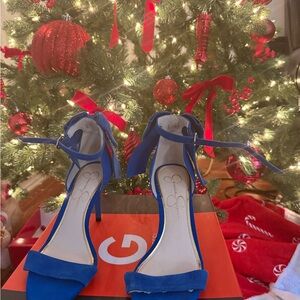 Jessica Simpson Vibrant Blue Heels